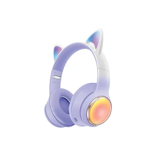 Green Lion GL-400 Kids Wireless Head Phone Purple