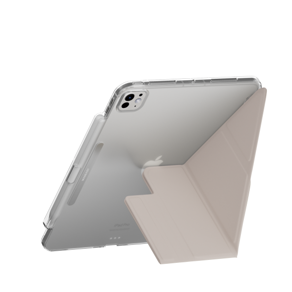 MAGEASY Facet Case with Pencil Holder for 2024 iPad Pro 11"-Starlight White