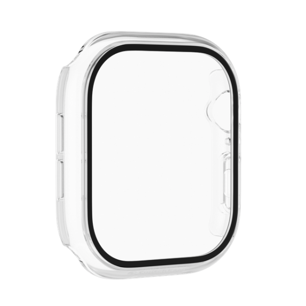 SWITCHEASY HYBRID WP 9H GLASS WATERPROOF APPLE WATCH CASE 42MM-TRANSPARENT
