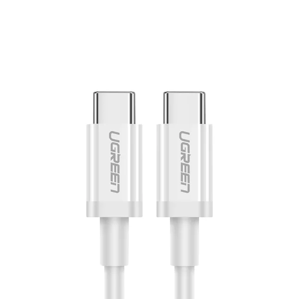 UGREEN US264 Type C to Type C Cable, 60W, 2m (white)