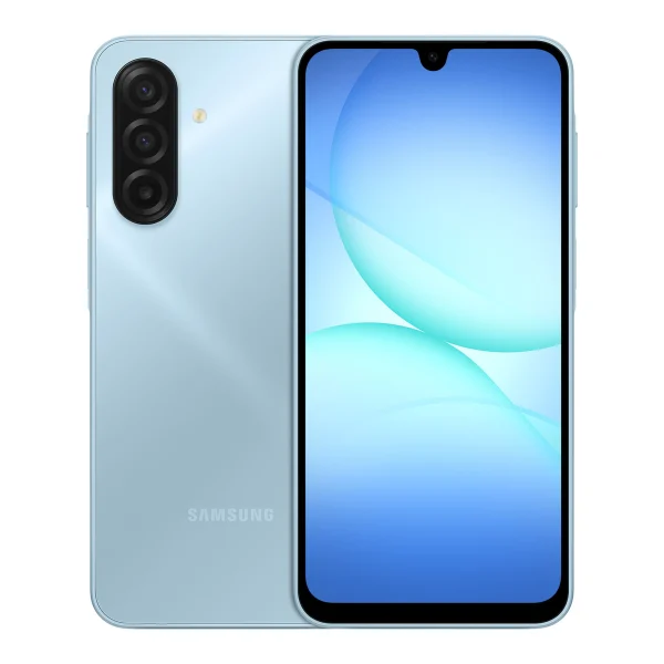 Samsung Galaxy A17 4G Smartphone, 4 GB RAM, 128 GB Storage, Light Blue