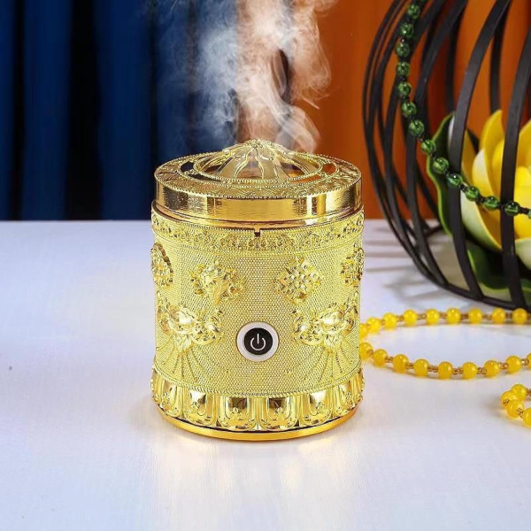 Portable Bukhoor Incense Burner - Gold